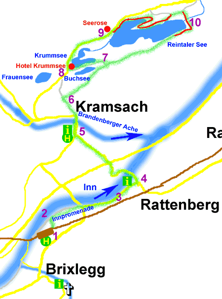Alpbach, Tirol, Austria Walk Map 4