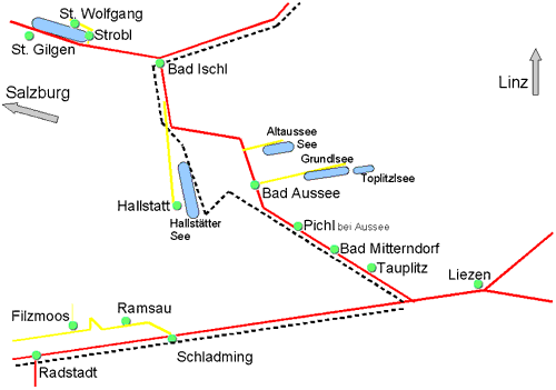 Bad Aussee Location Map