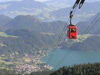Zwölferhorn Seilbahn St. Gilgen am Wolfgangsee, Austria Zwölferhorn Seilbahn St. Gilgen am Wolfgangsee, Austria