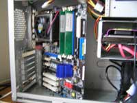 PC Case and Motherboard PC Case and Motherboard