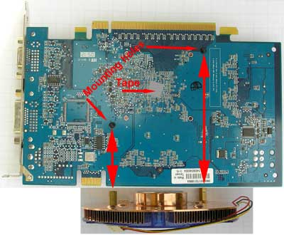 ASUS nvidia Geforce 6600 GT video graphic card & Vantec Iceberq 5 cooler