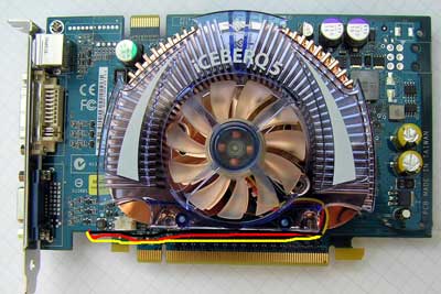 ASUS nvidia Geforce 6600 GT video graphic card & Vantec Iceberq 5 cooler
