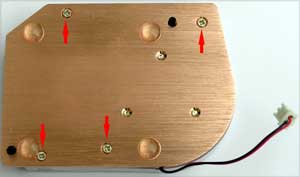 ASUS nvidia Geforce 6600 GT video graphic card heatsink / fan